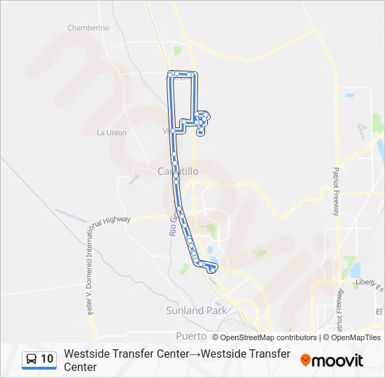 10 Bus Line Map
