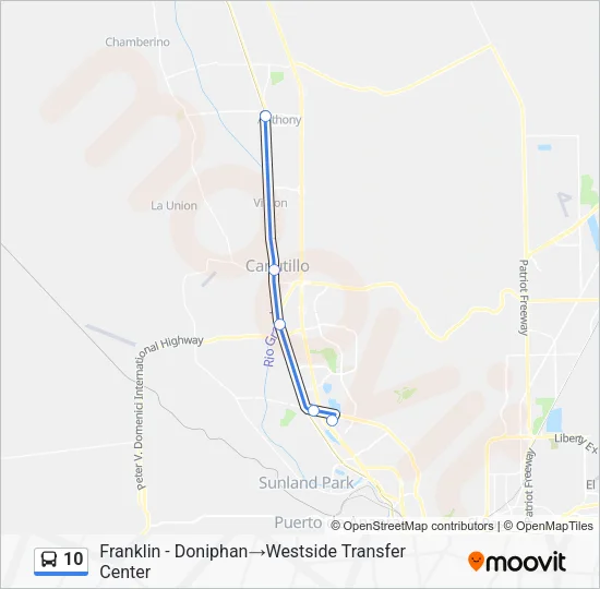 10 Bus Line Map