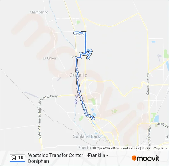 10 Bus Line Map