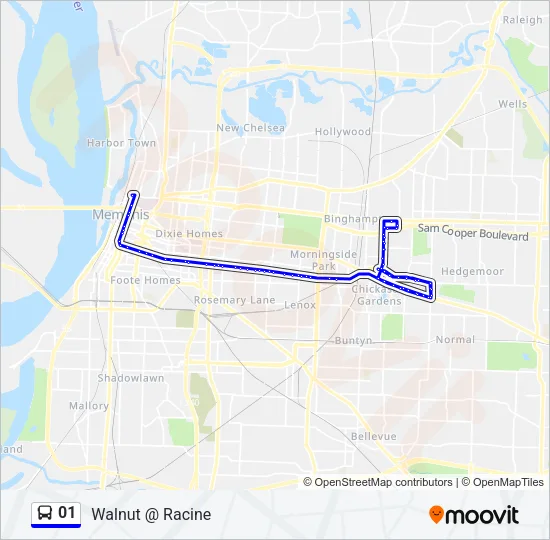 01 Bus Line Map