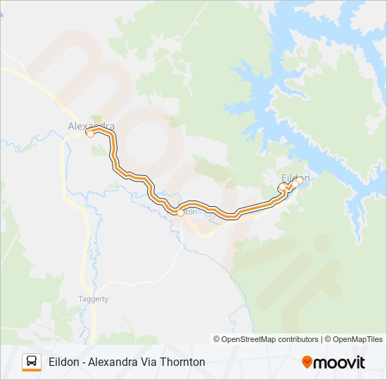 V63 bus Line Map