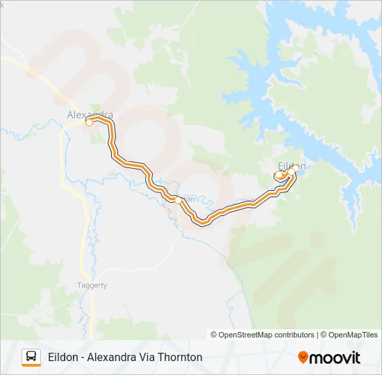 Mapa de V63 de autobús