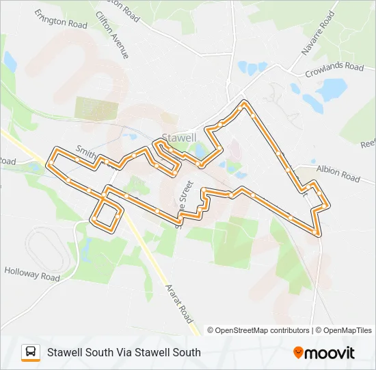 1 Bus Line Map
