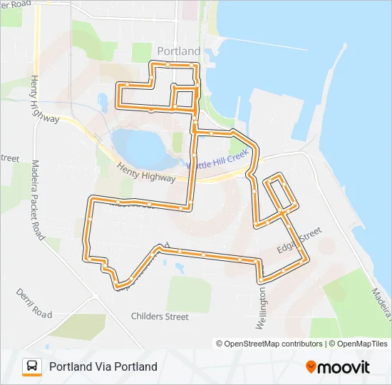 2 Bus Line Map