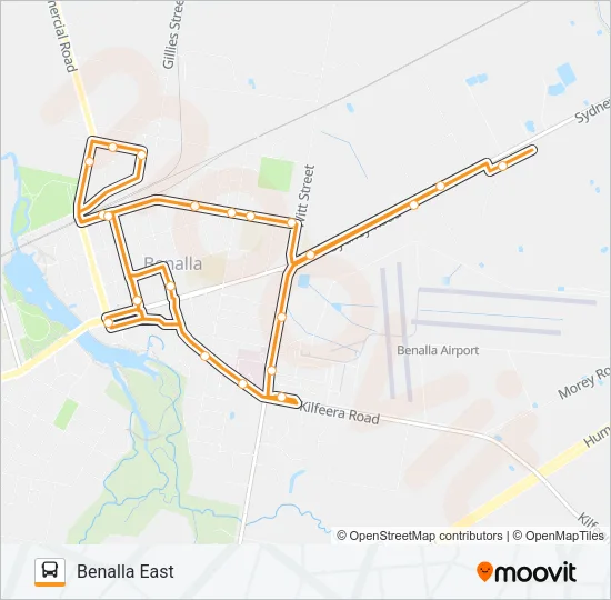 2 Bus Line Map