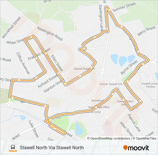 2 Bus Line Map