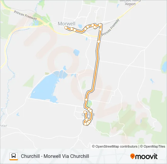 2 Bus Line Map