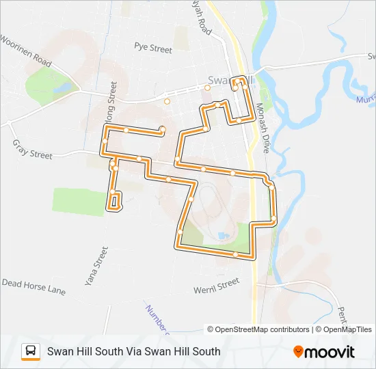 2 Bus Line Map