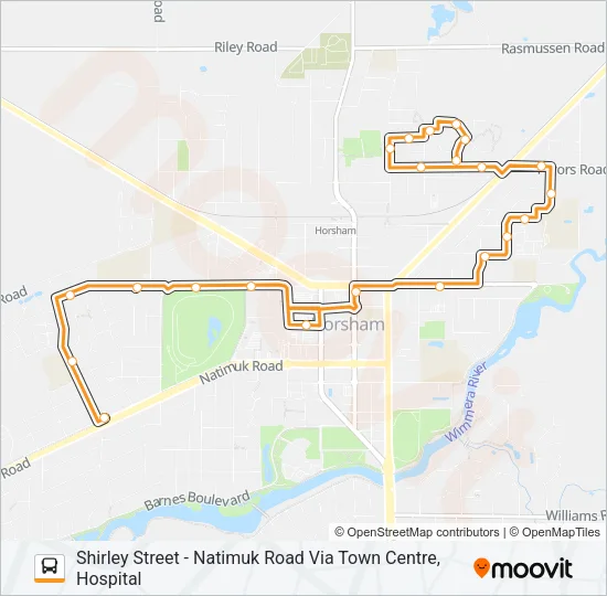 2 Bus Line Map