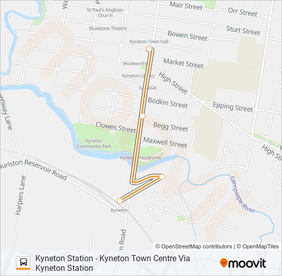 2 bus Line Map