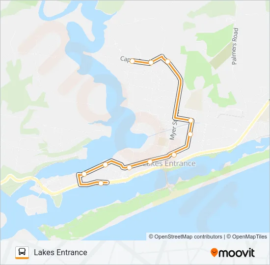 2 Bus Line Map