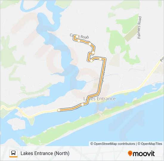 2 Bus Line Map