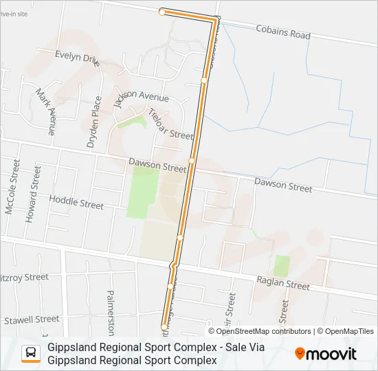 2 Bus Line Map