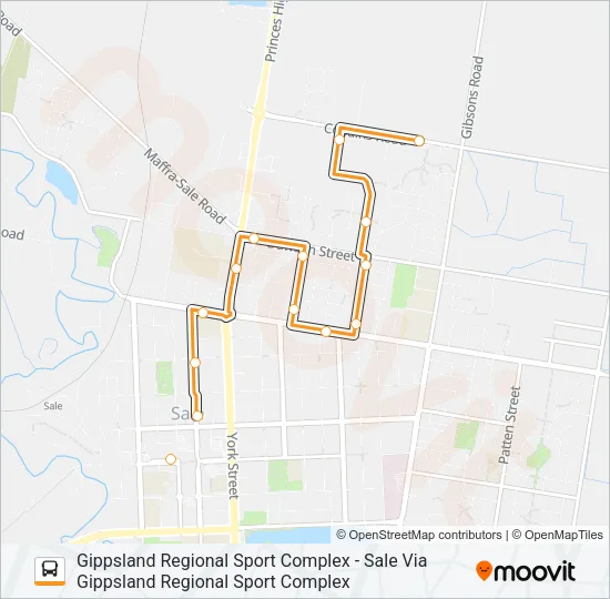 2 Bus Line Map