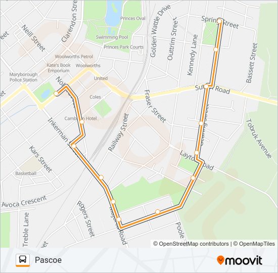 3 bus Line Map