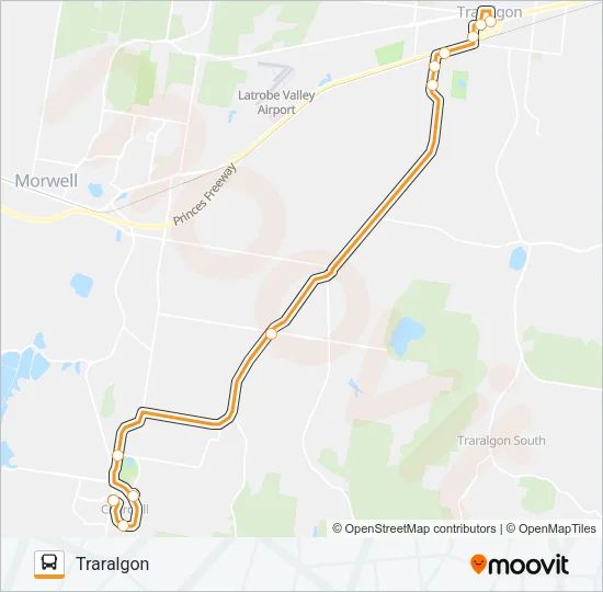 3 Bus Line Map