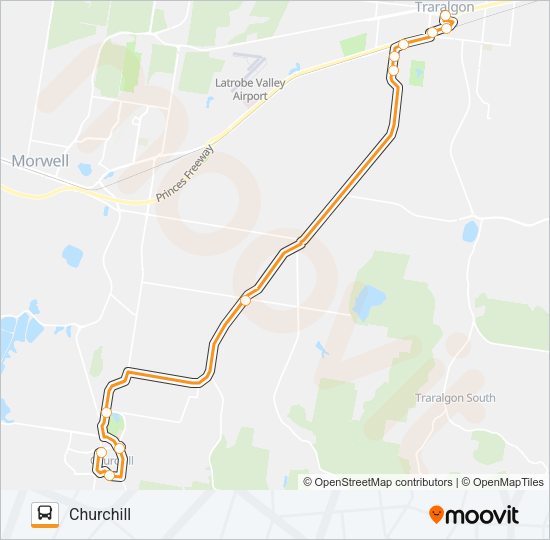 3 Bus Line Map