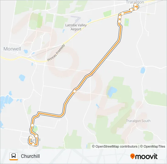 3 Bus Line Map