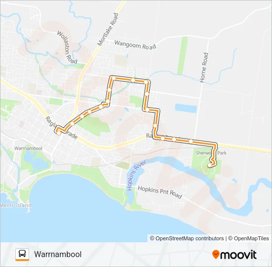 3 Bus Line Map