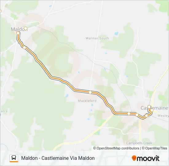 Mapa de 4 de autobús