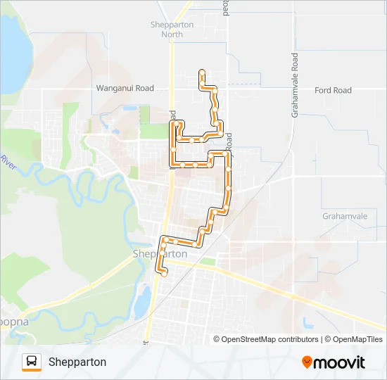 4 Bus Line Map