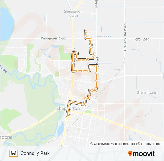 4 Bus Line Map