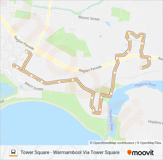 4 Bus Line Map