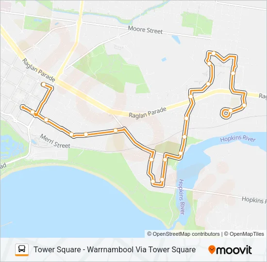 4 Bus Line Map