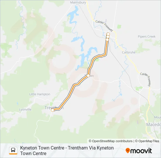 4 Bus Line Map