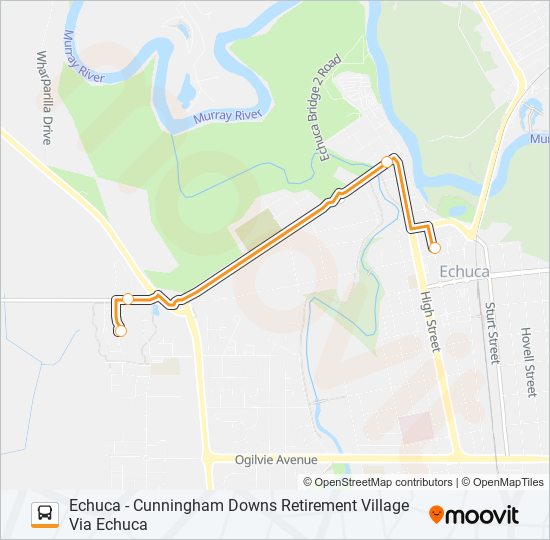 4 Bus Line Map