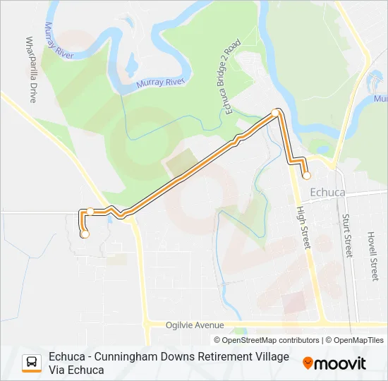 4 Bus Line Map