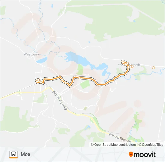 5 Bus Line Map
