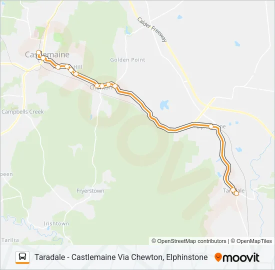 5 Bus Line Map