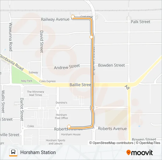 5 Bus Line Map