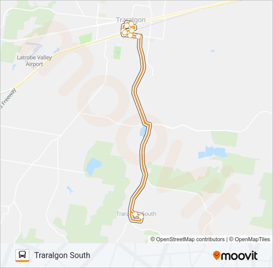 6 Bus Line Map