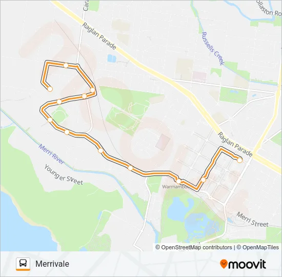 6 Bus Line Map