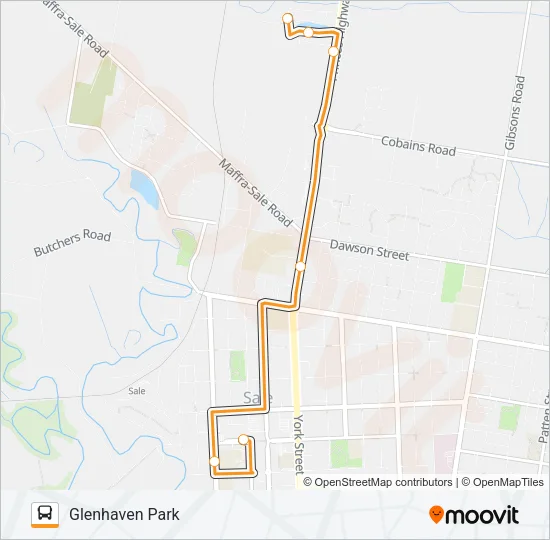 6 Bus Line Map