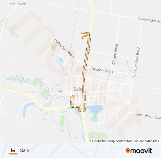 6 Bus Line Map