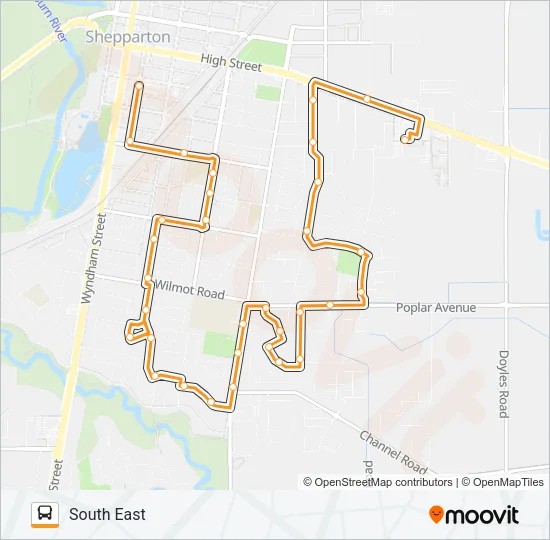 6 Bus Line Map