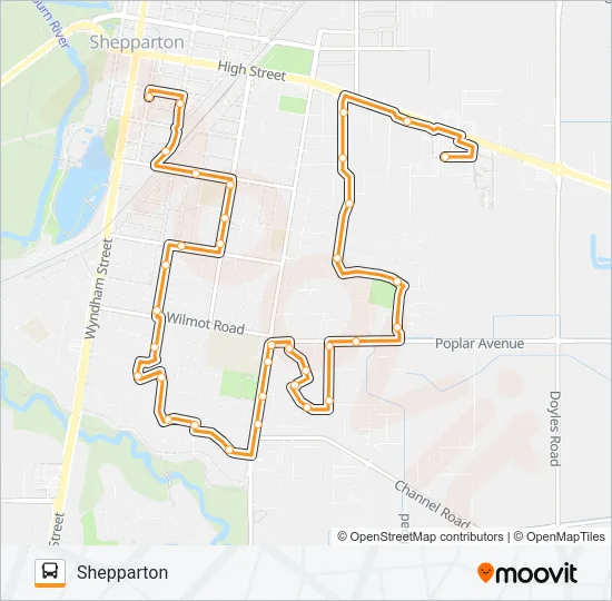 6 Bus Line Map