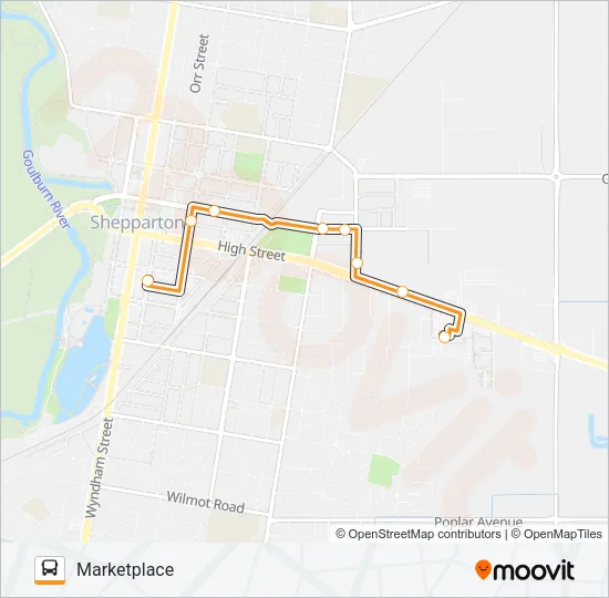 7 Bus Line Map