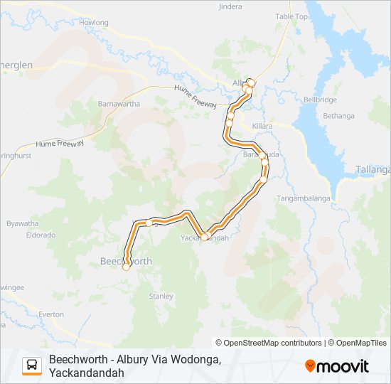 7 bus Line Map