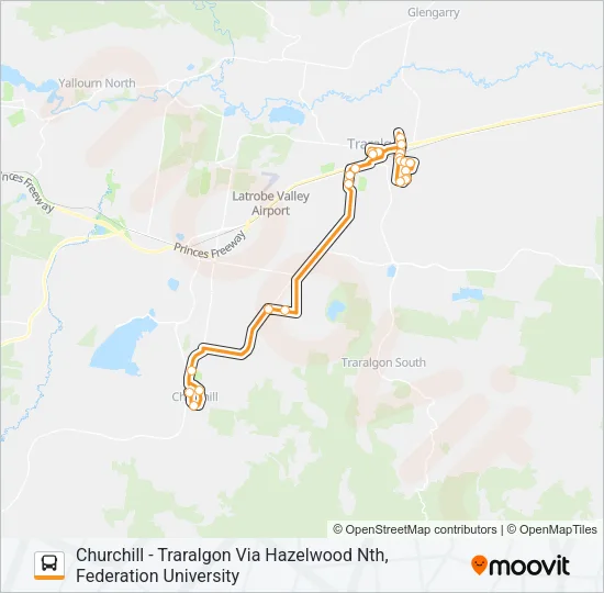 7 Bus Line Map