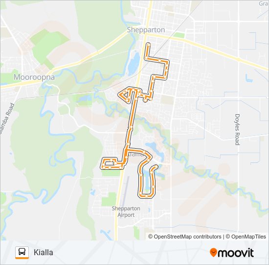 8 bus Line Map