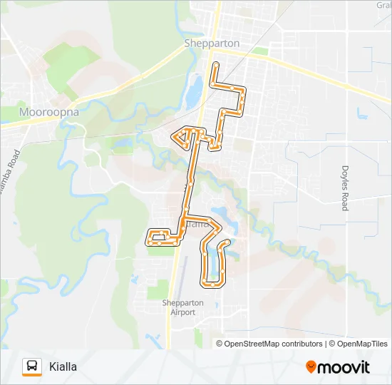 8 Bus Line Map