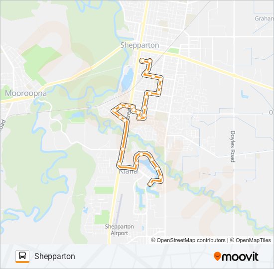 8 bus Line Map