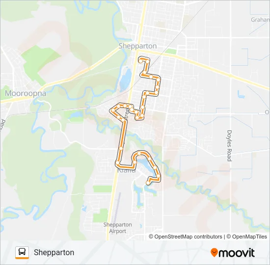 8 Bus Line Map