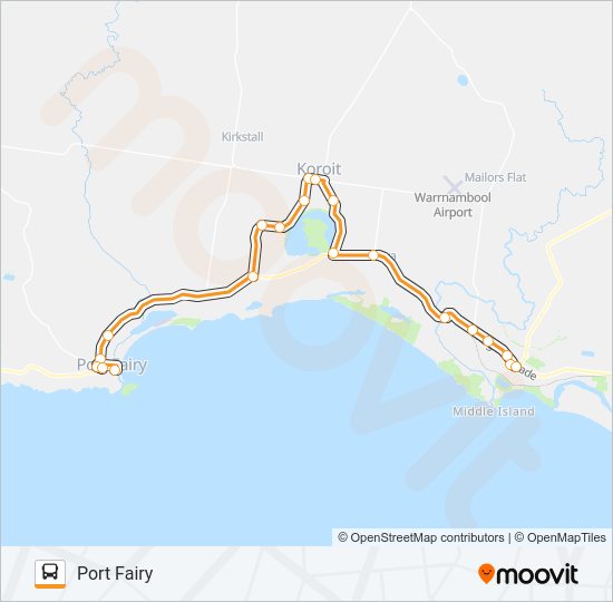 8 bus Line Map