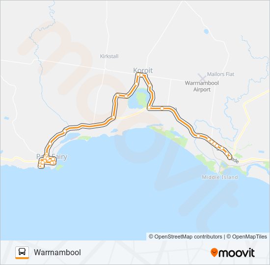 8 bus Line Map