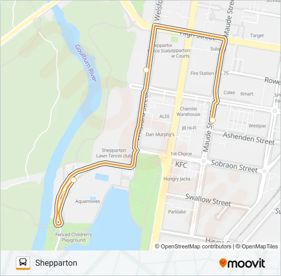 9 Bus Line Map